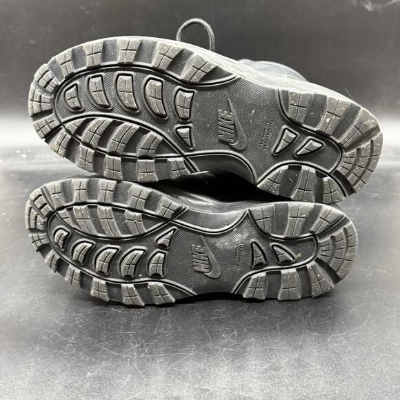 Nike Youth Boys Size 4Y Manoa Hiking Shoes Black Leather Ankle Boots BQ5372-001 - Picture 7 of 7